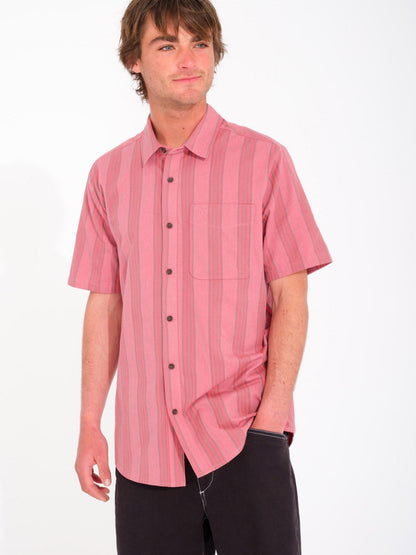 Chemise rayée Newbar - WASHED RUBY