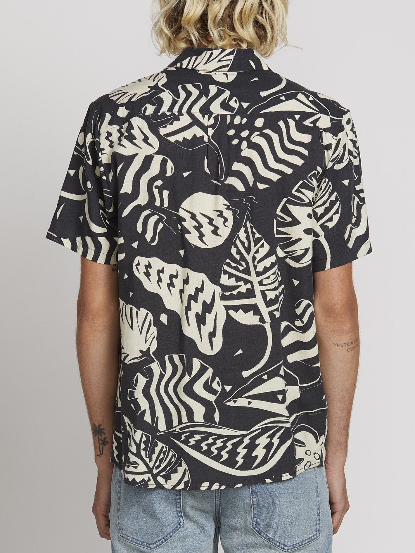 Chemise Scrap Floral - Asphalt Black