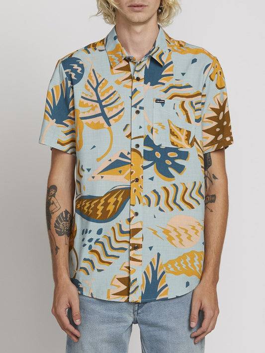 Chemise Scrap Floral - Sea Glass
