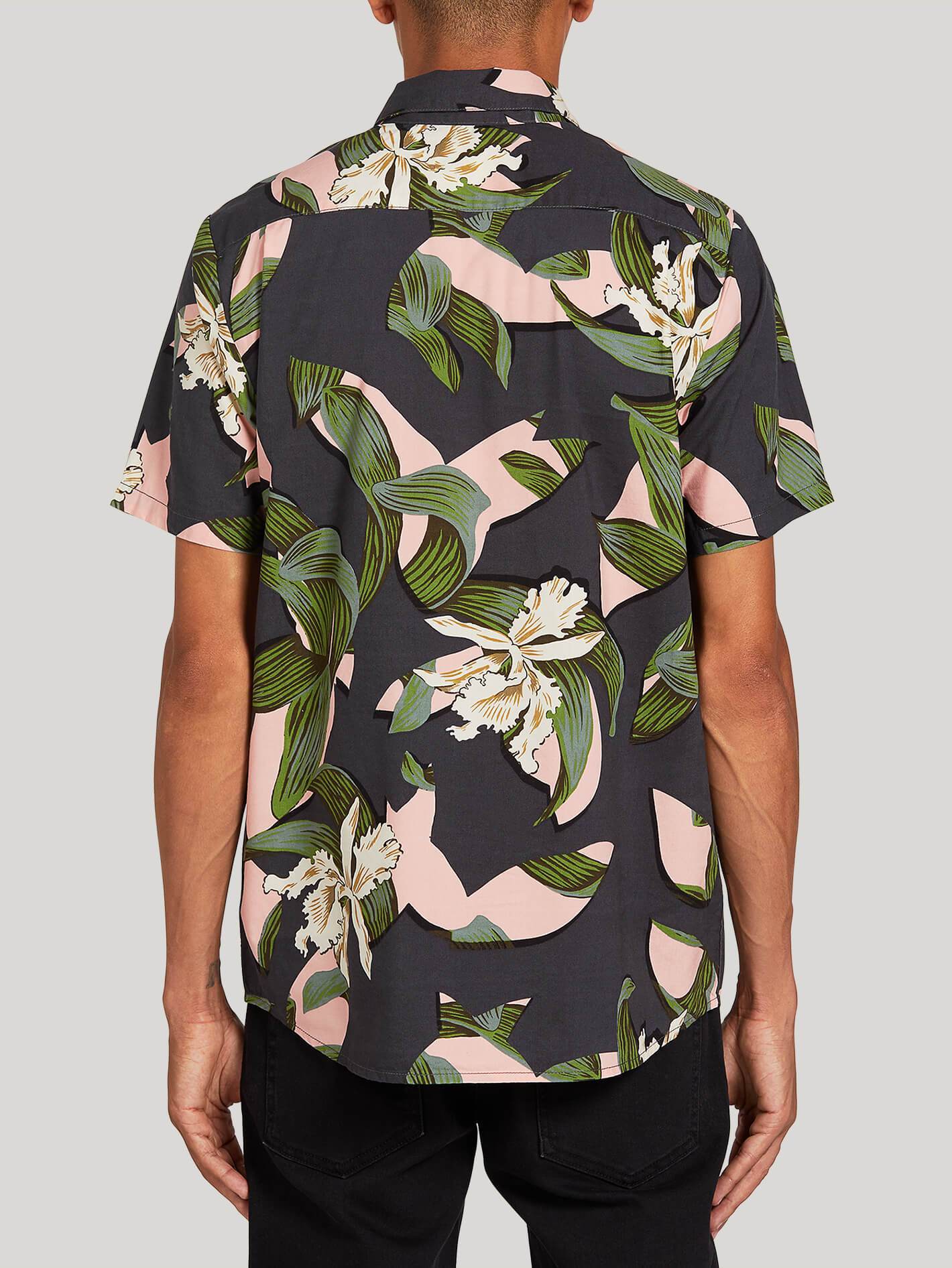 Chemise Cut out Floral - DARK CHARCOAL