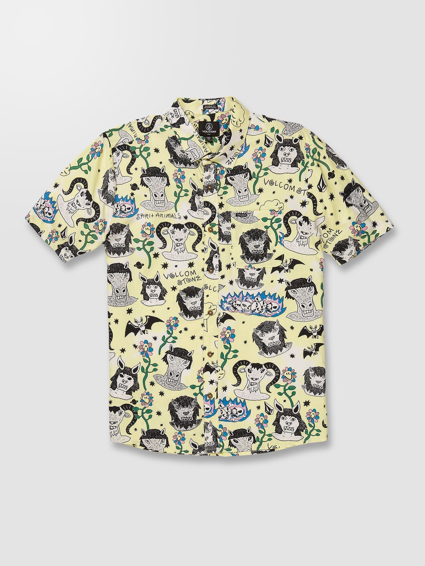 Vitals Ozzy Surf Shirt - GLIMMERGELB