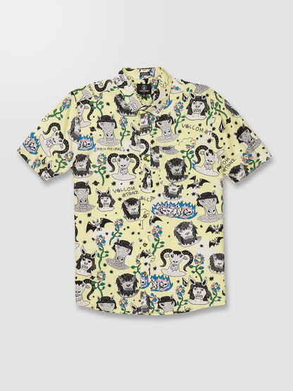 Vitals Ozzy Surf Shirt - GLIMMERGELB