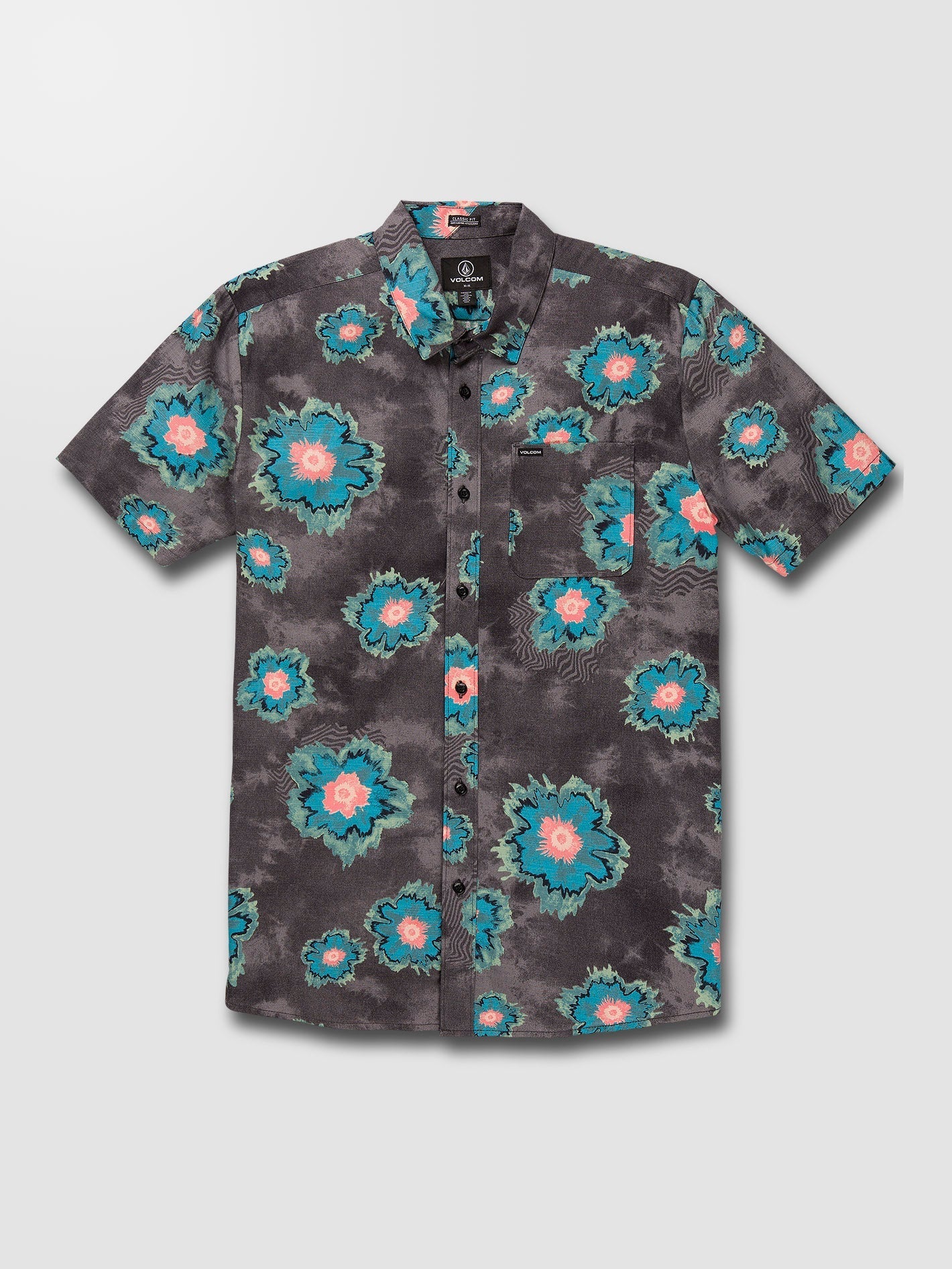 Medal Petal Shirt - BLACK