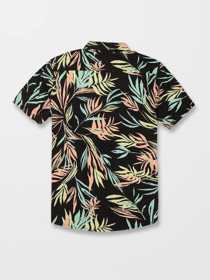 Blutendes Blatthemd - SCHWARZ