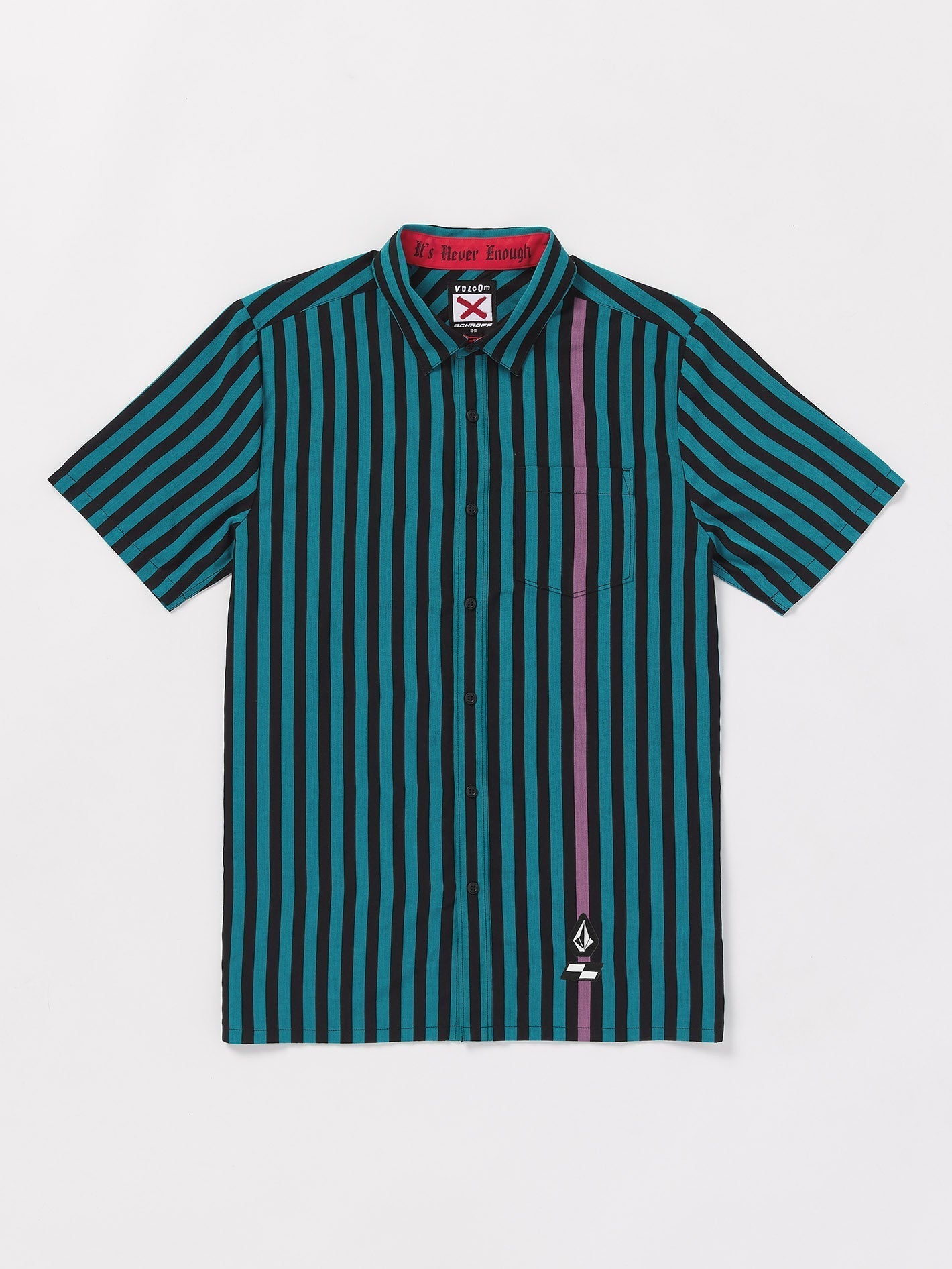 Chemise Schroff X Volcom Stripe - Dusty Aqua