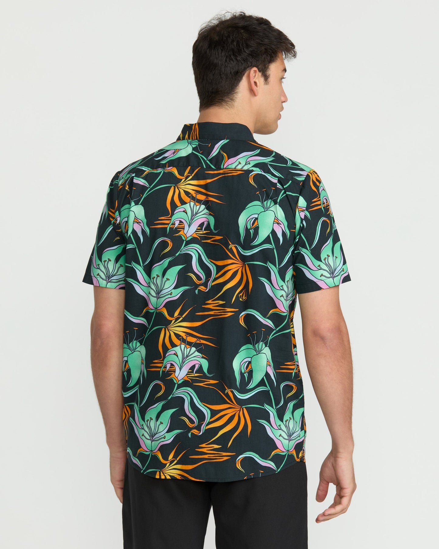 Chemise Brainmelter Floral - Black Green
