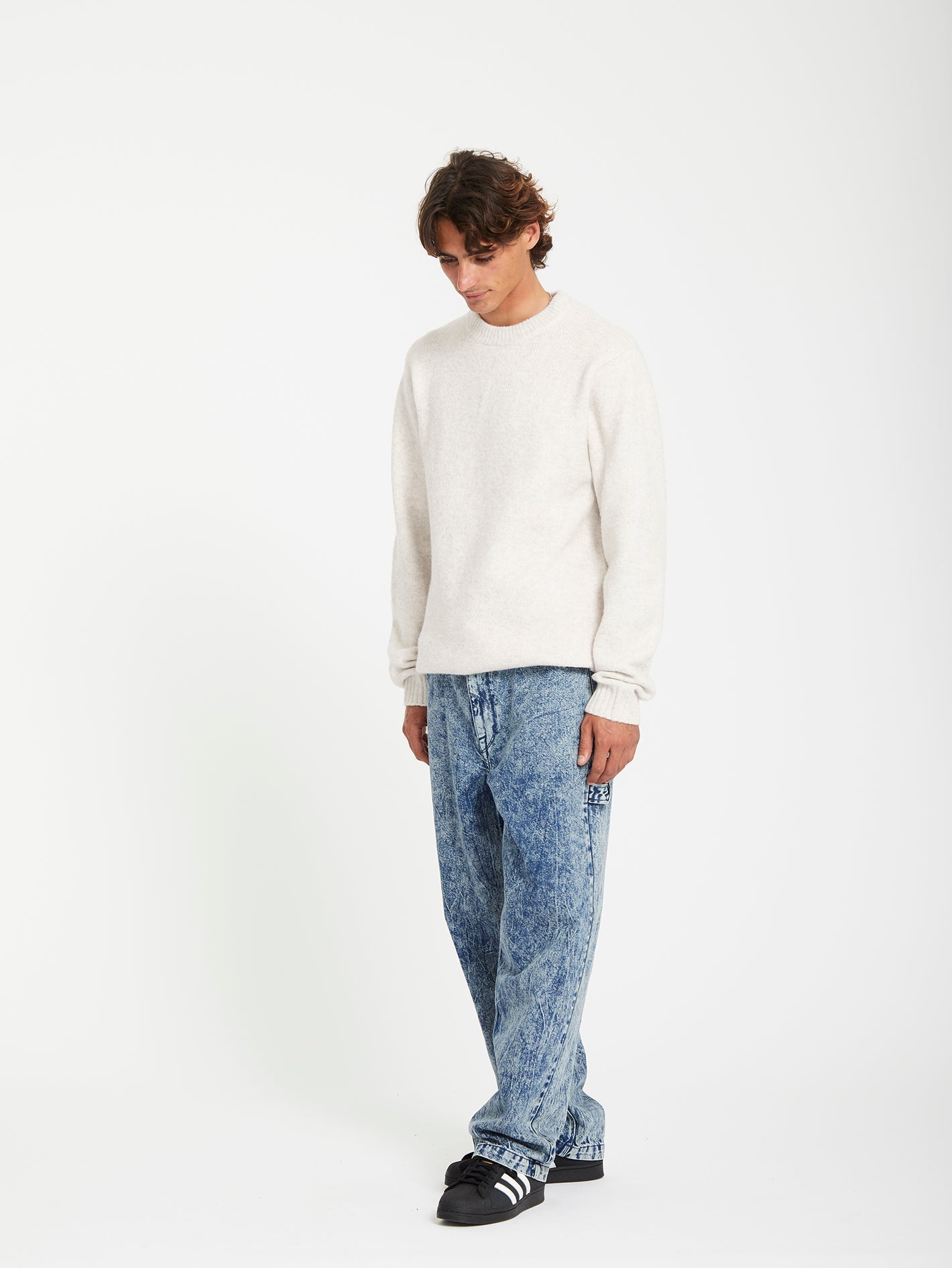 Edmonder ll sweater - DIRTY WHITE