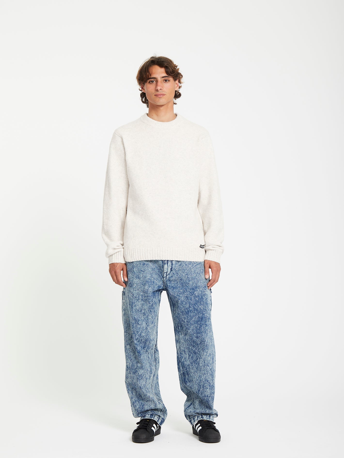 Edmonder ll sweater - DIRTY WHITE