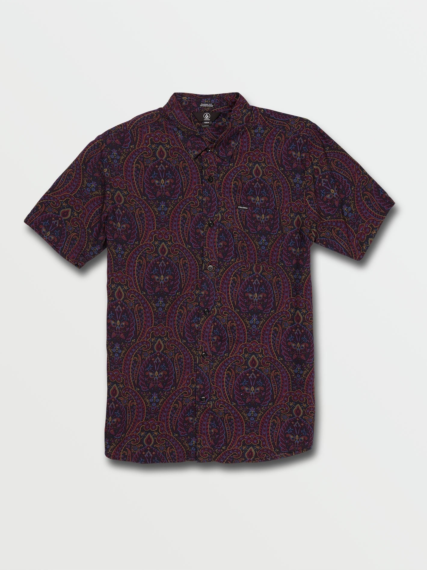 Chemise Peachy Paisley - NEW BLACK