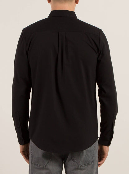 Oxford Long Sleeve Shirt - Black