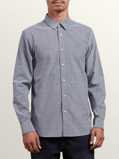 Stretch Oxford Shirt - BLACK