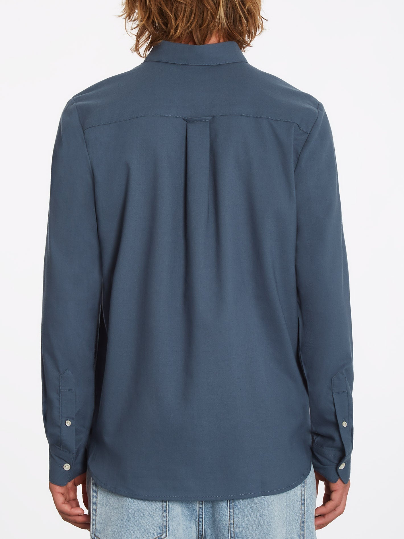 Stretch Oxford Shirt - MARINA BLUE