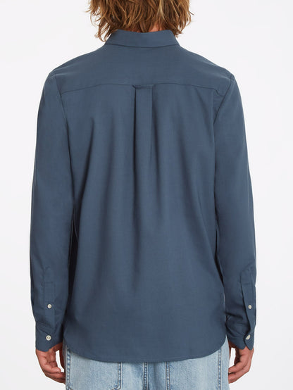 Stretch Oxford Shirt - MARINA BLUE