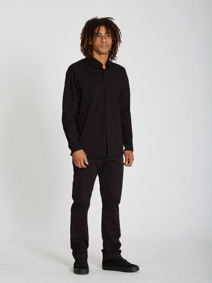 Stretch-Oxford-Hemd – NEUES SCHWARZ