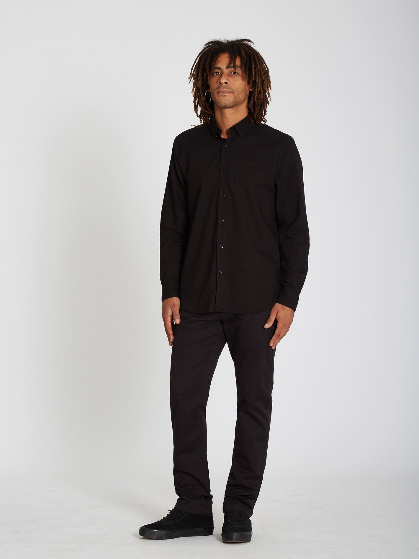 Stretch-Oxford-Hemd – NEUES SCHWARZ