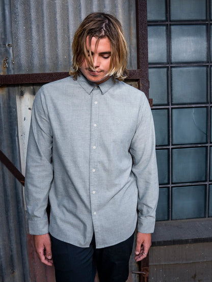 Stretch-Oxford-Hemd – Rincon Blue