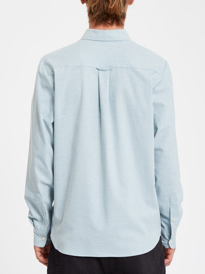 Stretch Oxford Shirt - SANDED RAW BLACK