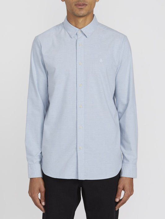 Stretch-Oxford-Hemd - WRECKED INDIGO