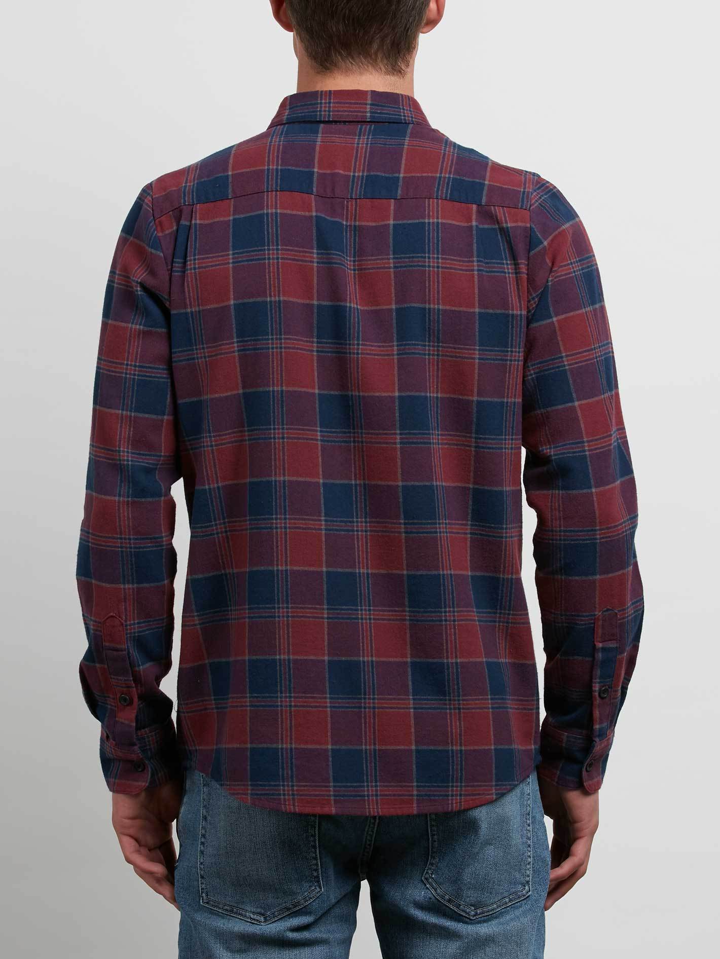 Chemise à manches longues Caden - Crimson