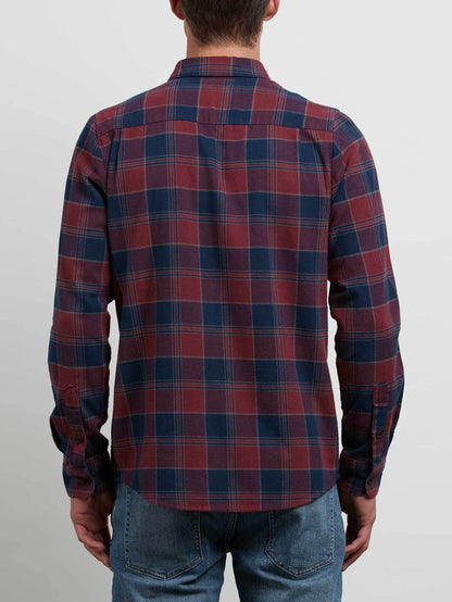 Chemise à manches longues Caden - Crimson