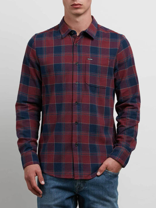 Chemise à manches longues Caden - Crimson