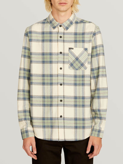 Caden Kariertes Hemd - Off White