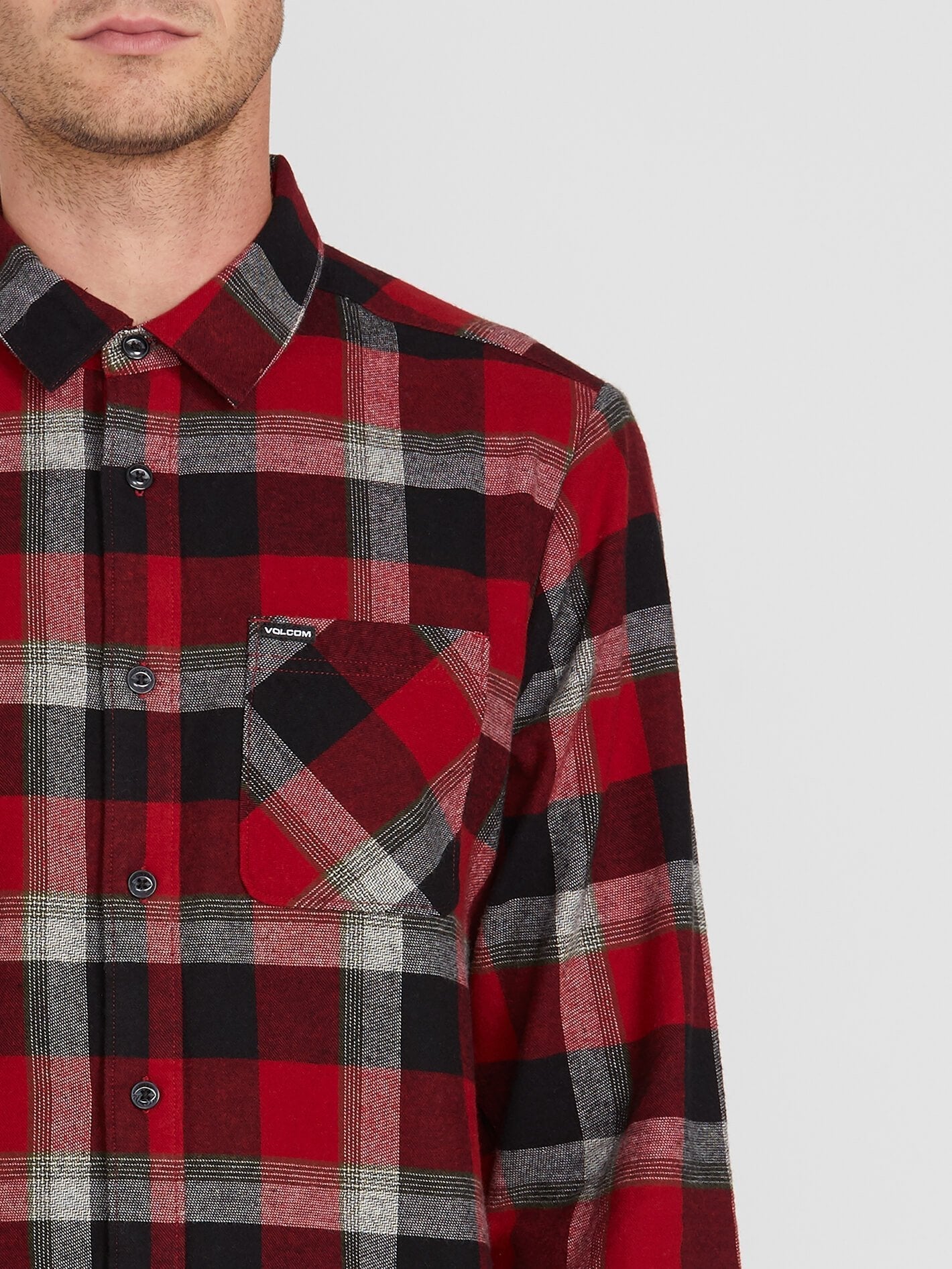 Caden Plaid Shirt - DEEP RED