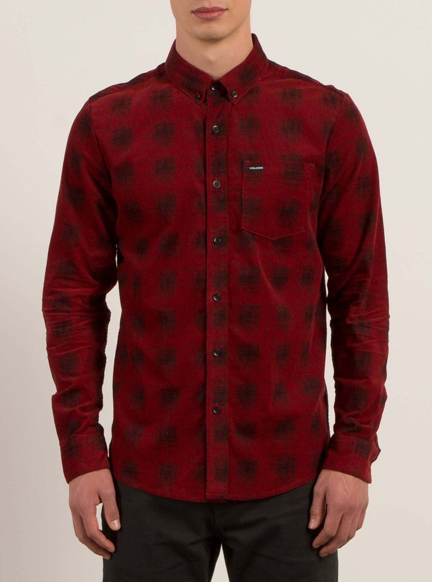 Maxwell Long Sleeve Shirt - True Red