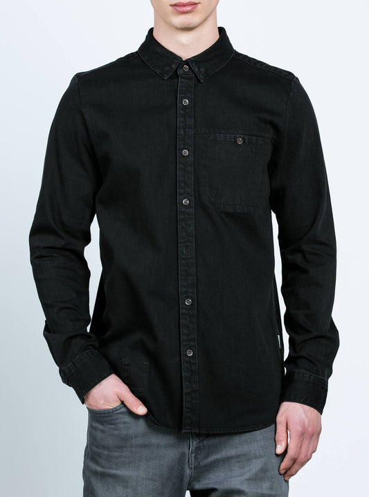 Chemise À Manches Longues Crowley - Black