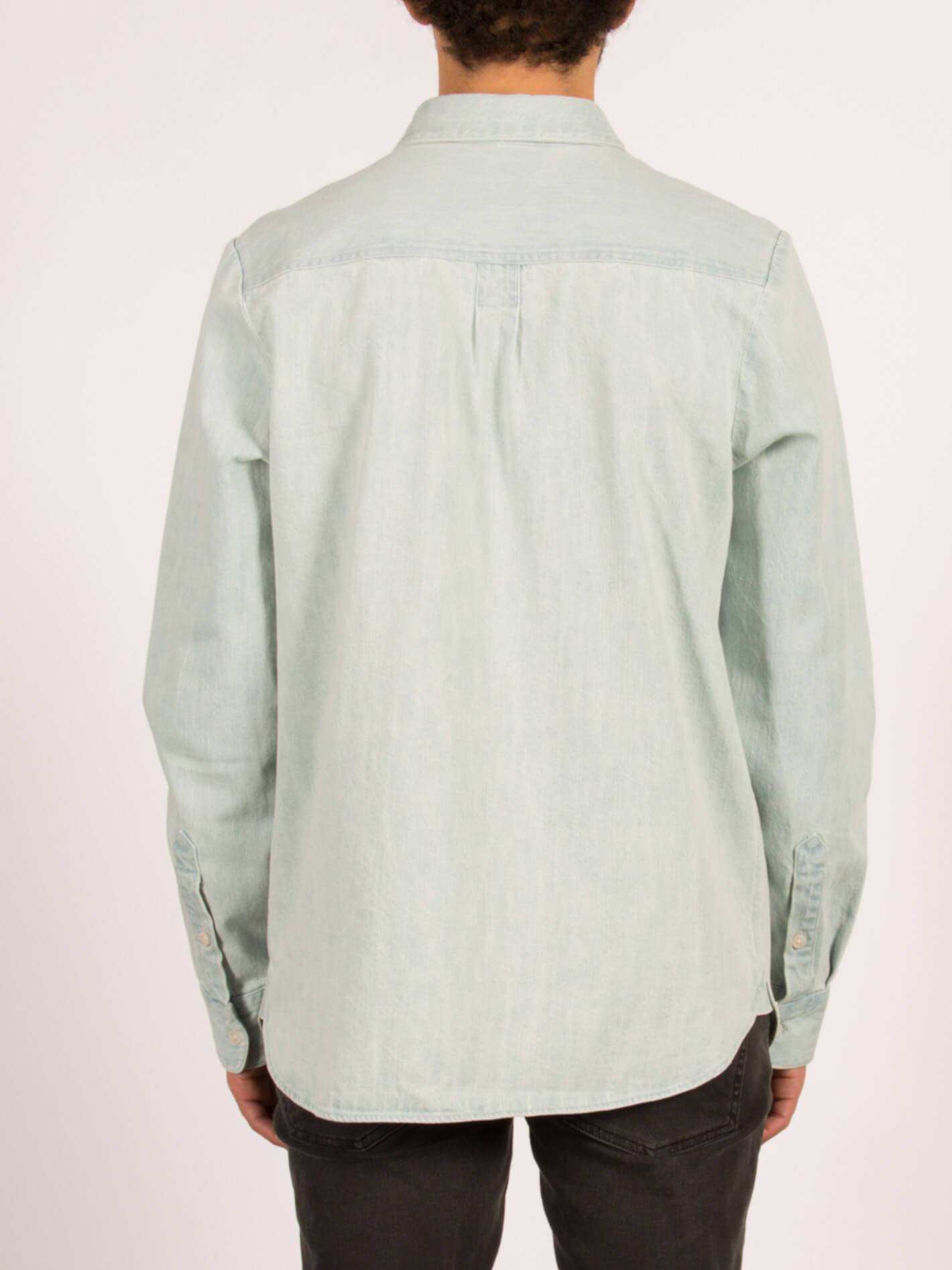 Crowley Langarmhemd - Cooles Blau