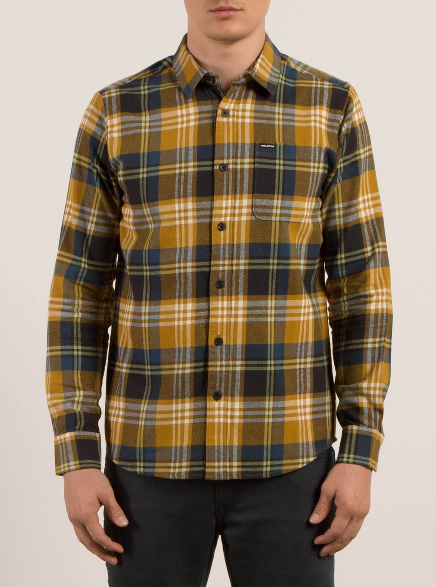 Caden Long Sleeve Shirt - Caramel