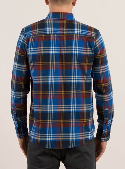 Caden Long Sleeve Shirt - True Blue