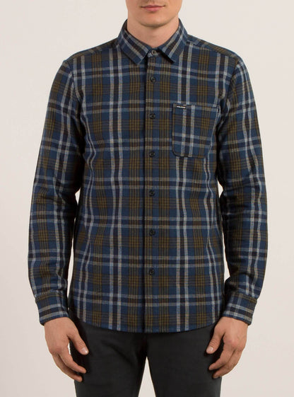Chemise Manches Longues Marcos - Smokey Blue