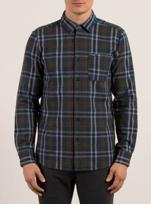 Chemise Manches Longues Marcos - Smokey Blue