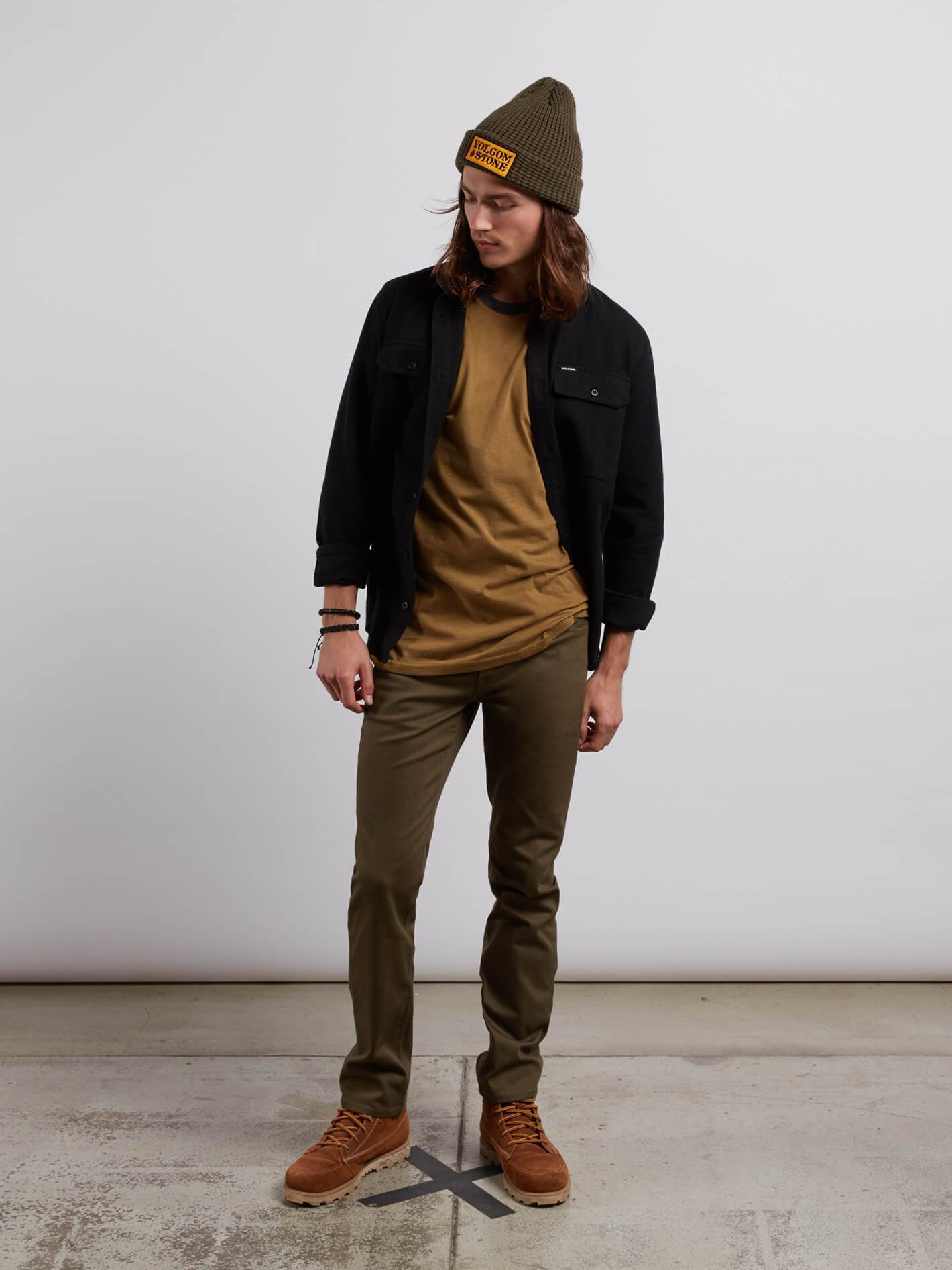 Ketil Long Sleeve Shirt - Black