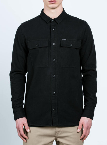 Ketil Long Sleeve Shirt - Black