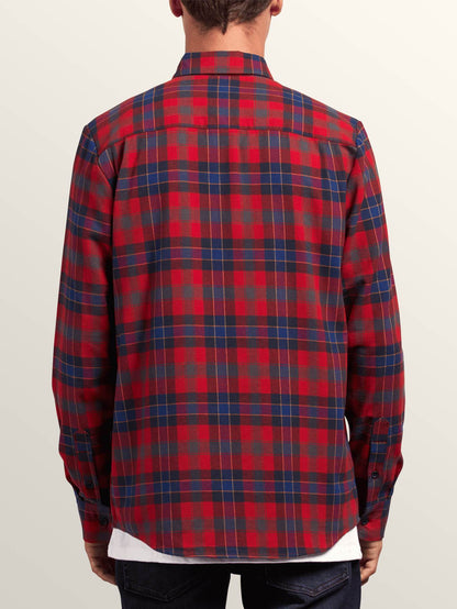 Chemise Caden Plaid  - Engine Red