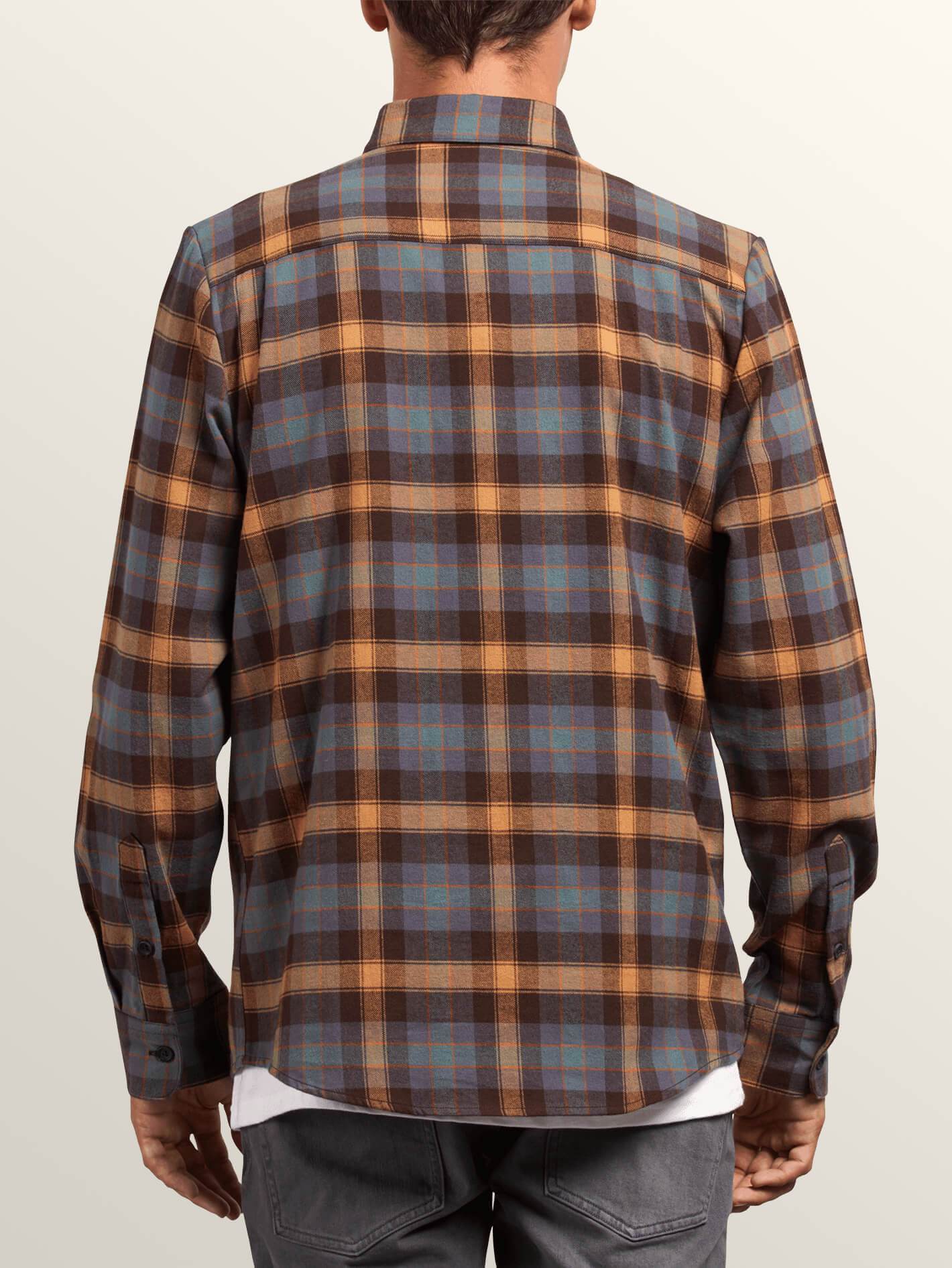 Chemise Caden Plaid  - Espresso