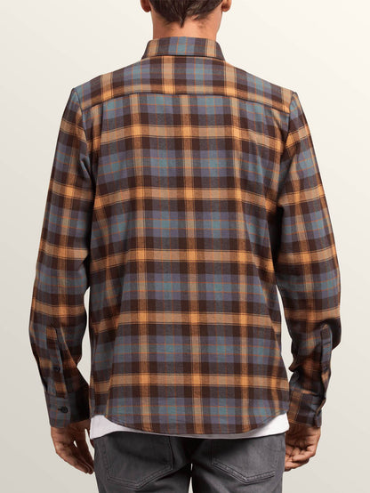 Chemise Caden Plaid  - Espresso