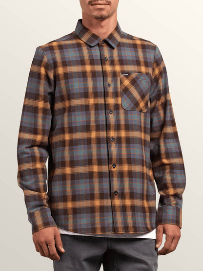 Chemise Caden Plaid  - Espresso