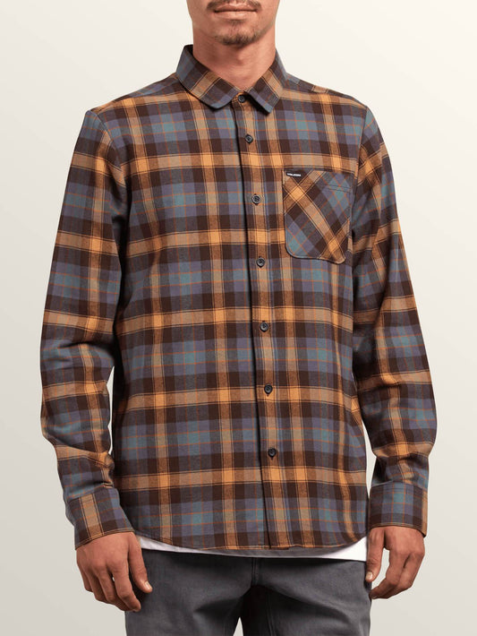 Chemise Caden Plaid  - Espresso