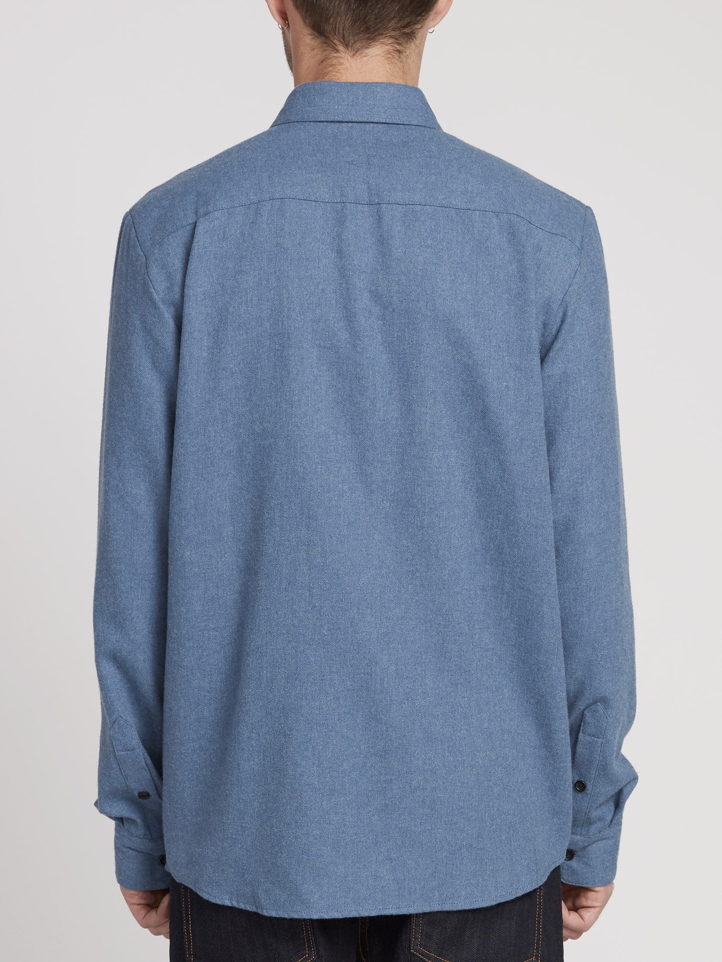 Caden Solid Shirt - Blue Rinse