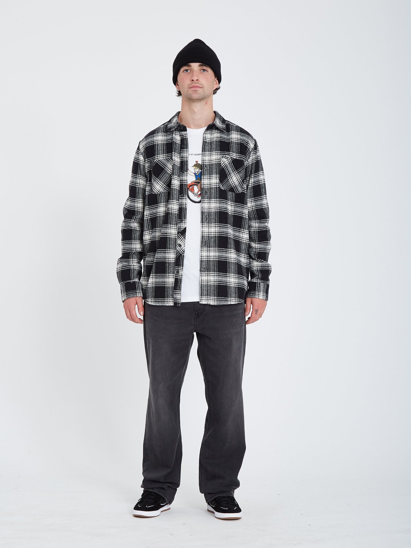 Chemise Tone Stone - NEW BLACK