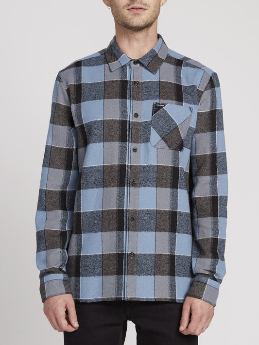 Neo Glitch Shirt - Blaue Spülung
