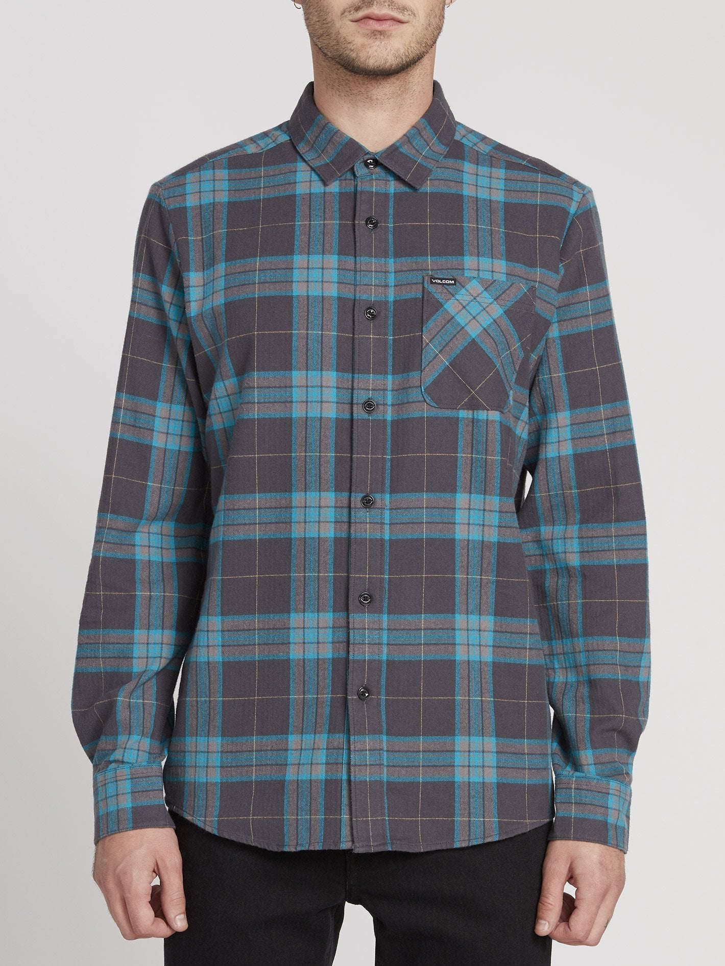Chemise Caden Plaid - Asphalt Black