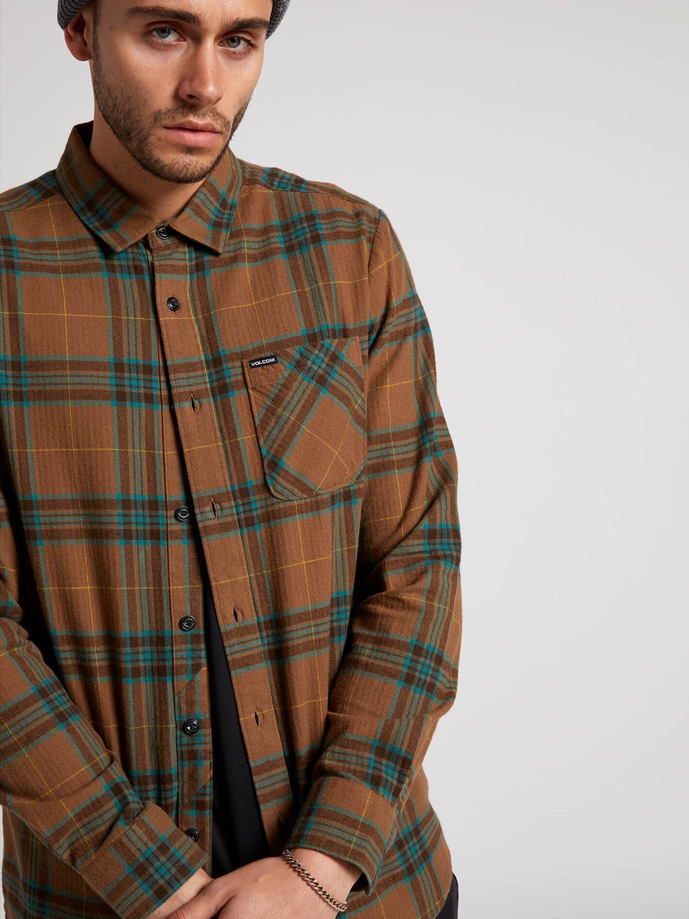 Chemise Caden Plaid - Mud
