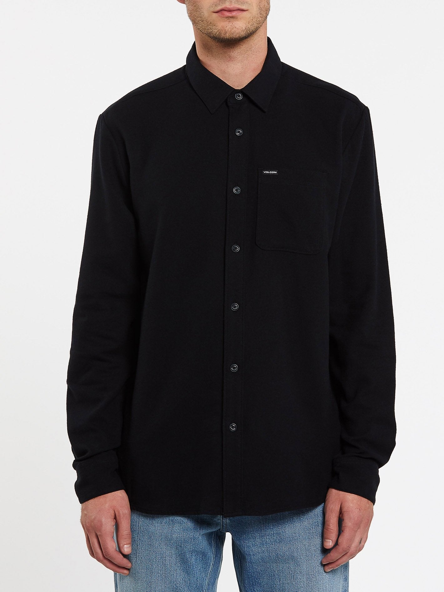 Chemise Caden Solid - BLACK