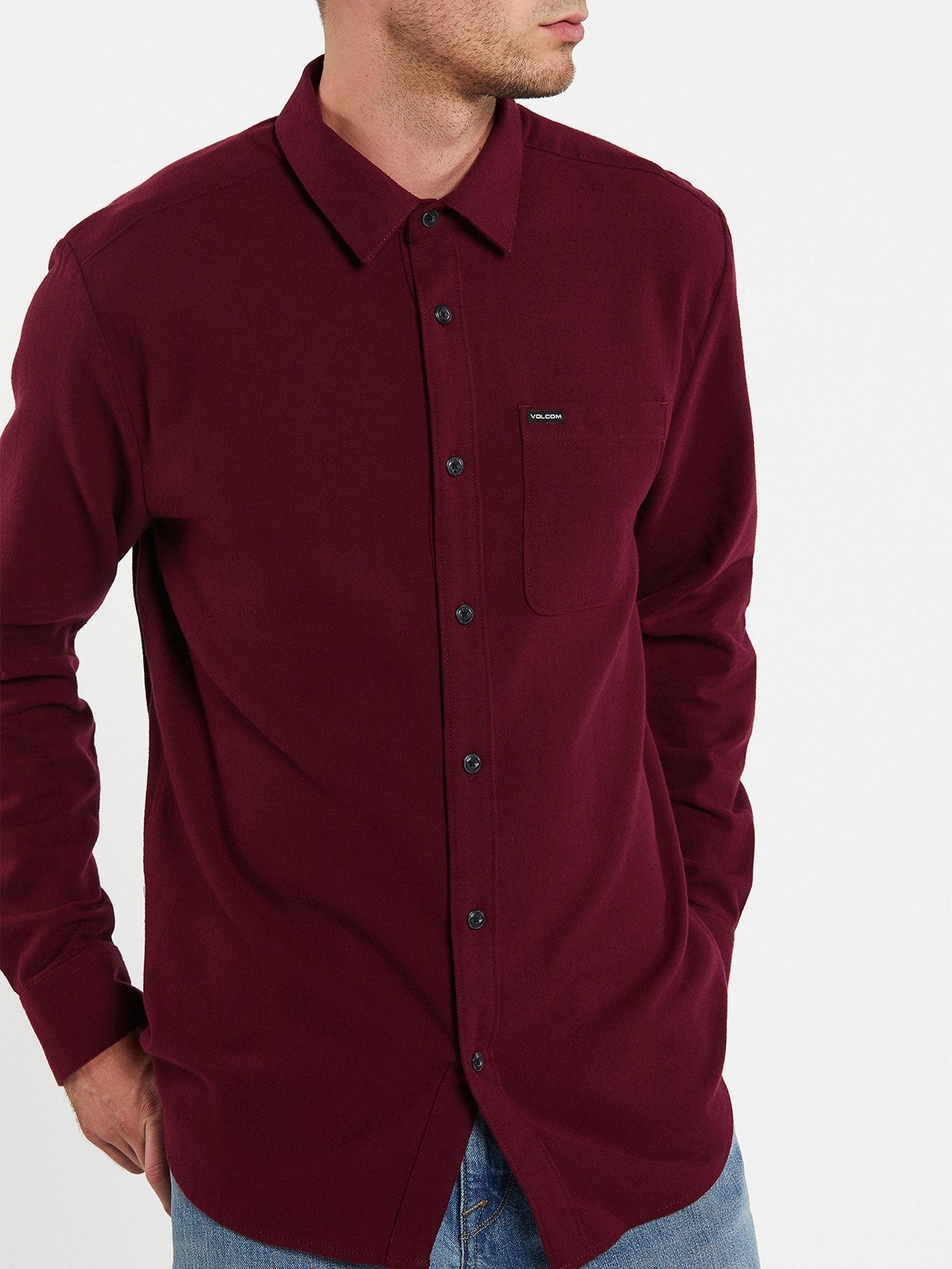 Chemise Caden Solid - PORT