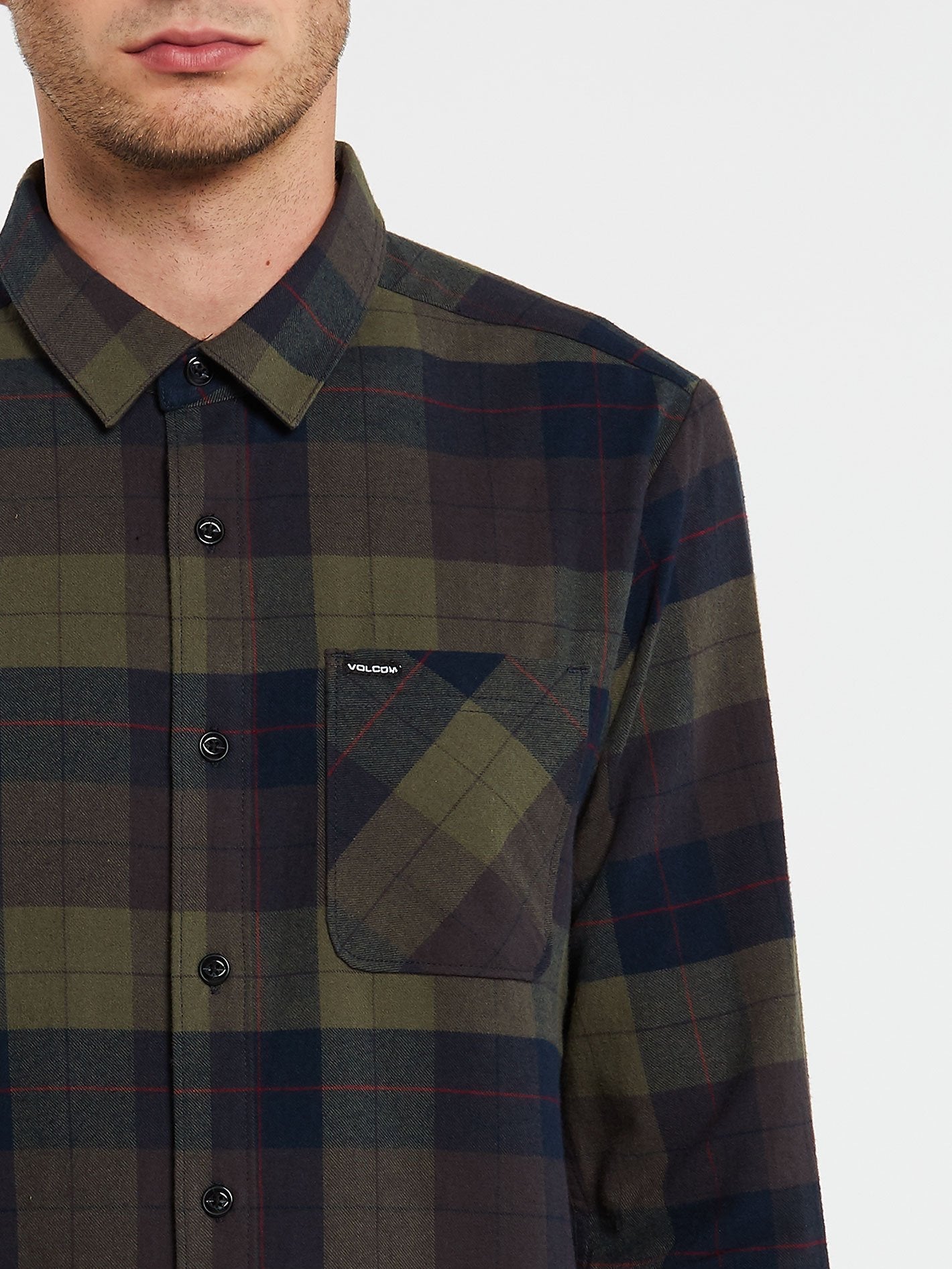 Caden Plaid Shirt - ARMEEGRÜN-KOMBINATION