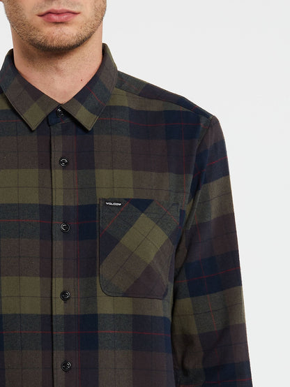 Caden Plaid Shirt - ARMEEGRÜN-KOMBINATION